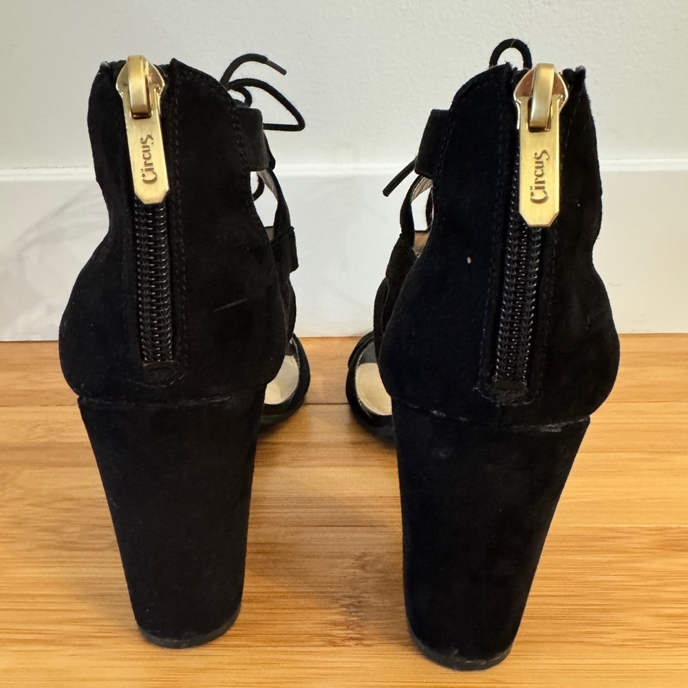 Sam Edelman Black Strappy Heels - Picture 4 of 8